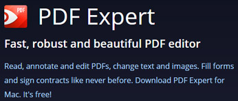 PDF Expert for MacOS.