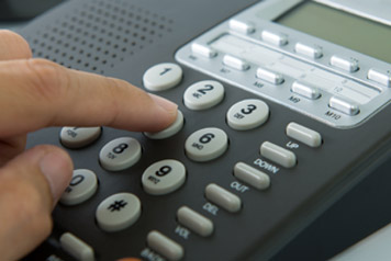 Dialing a phone connected to a cloud PBX.