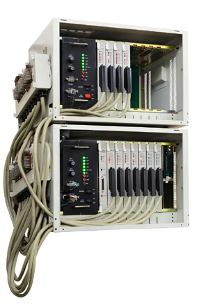 Older traditional PBX phone switch.